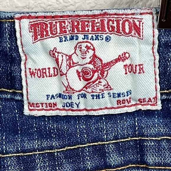 True Religion Joey Bootcut Flare Jeans Pony Express Rodeo Festival Y2K Sz 29 - Picture 9 of 15